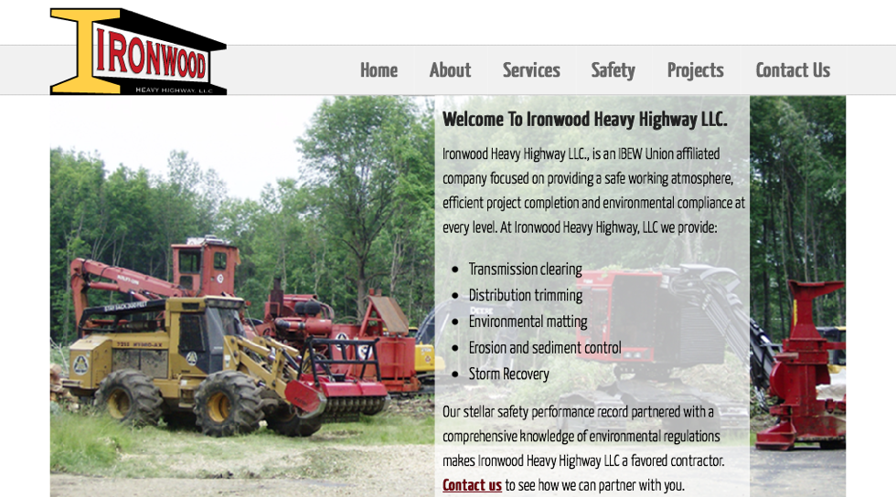 Scrappbox Rochester Web Design and Development - Ironwood Heavy Highway