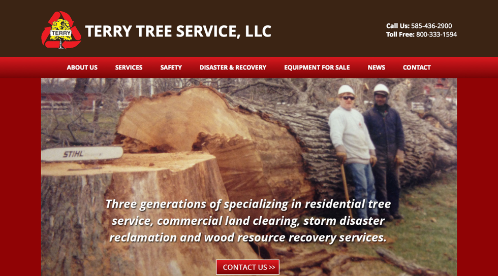 Scrappbox Rochester Web Design and Development - Terry Tree Service
